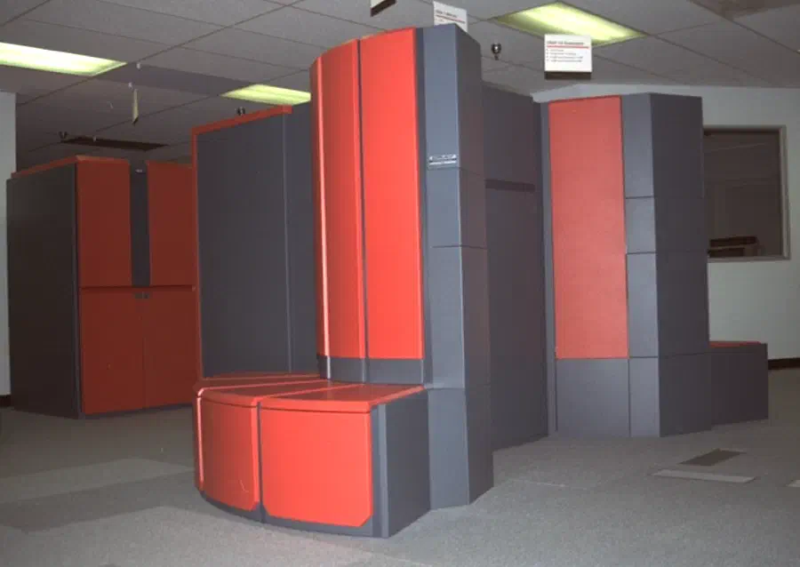 A supercomputer of the era, standing in for m zero